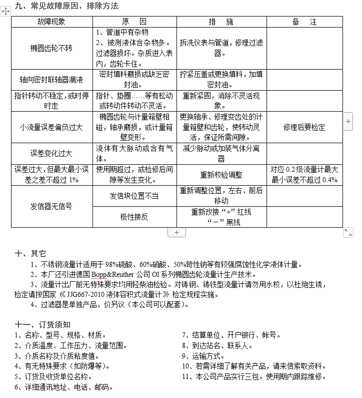 橢圓齒輪流量計